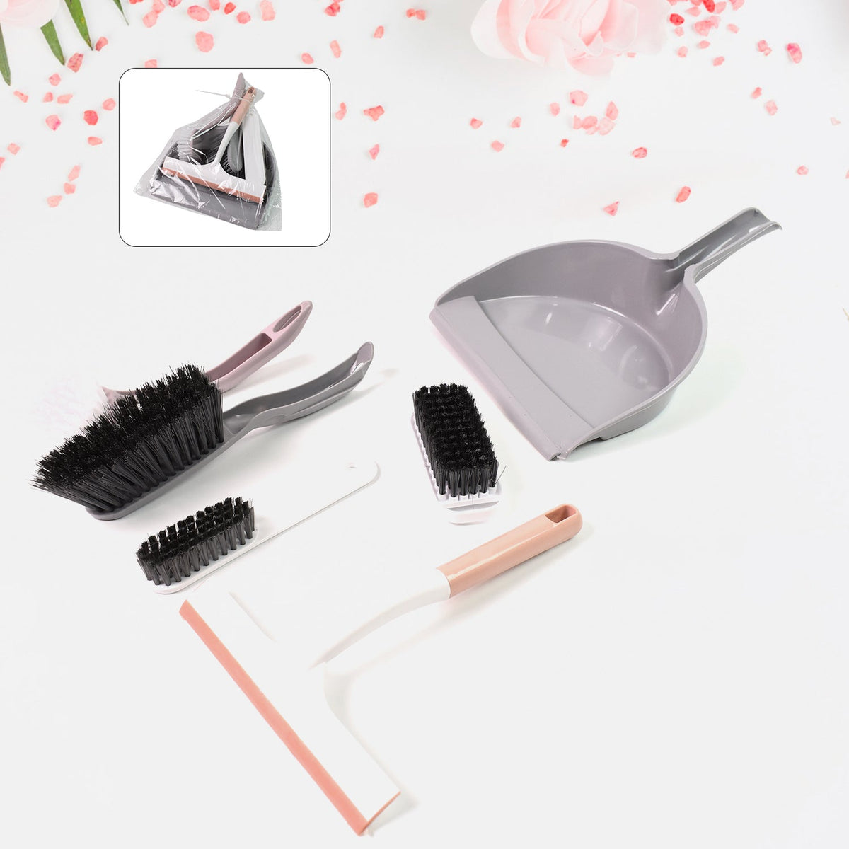 Multipurpose Cleaning Tool set – 6-in-1 Home Kit – side view