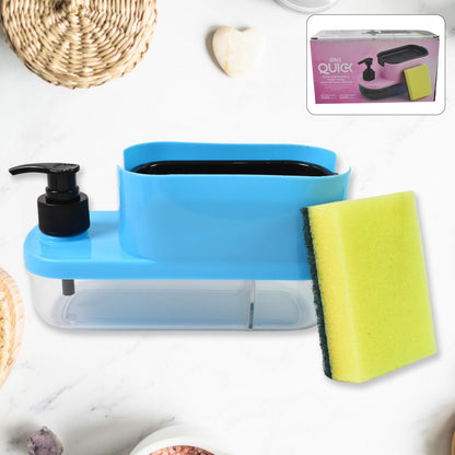 3-in-1 Soap Dispenser – Kitchen & Bathroom Organizer