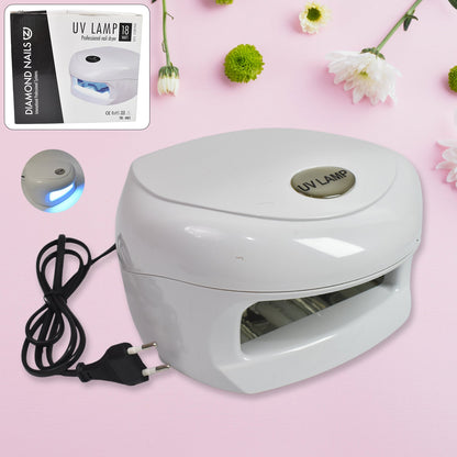 LED UV Nail Lamp 18W – Quick Gel Polish Curing & Nail Dryer – close-up