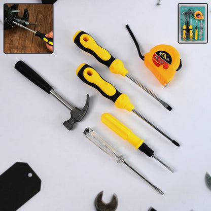 6-in-1 Hand Tool Kit – Durable Screwdrivers