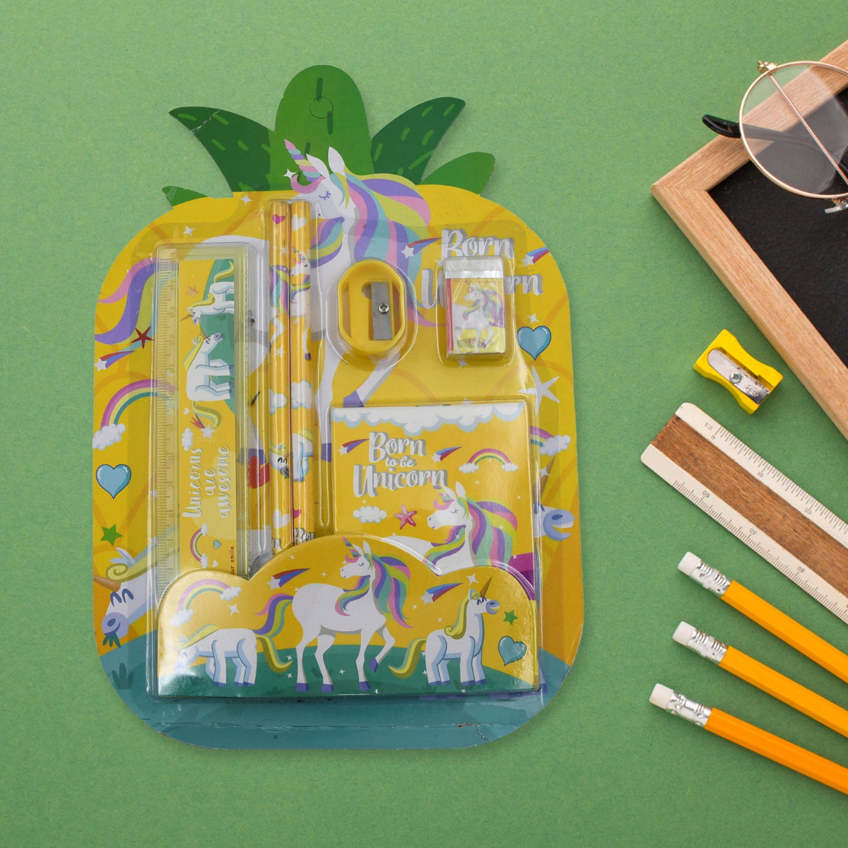 School Stationery set – 6 pc Kit for Kids & Office – alternate view