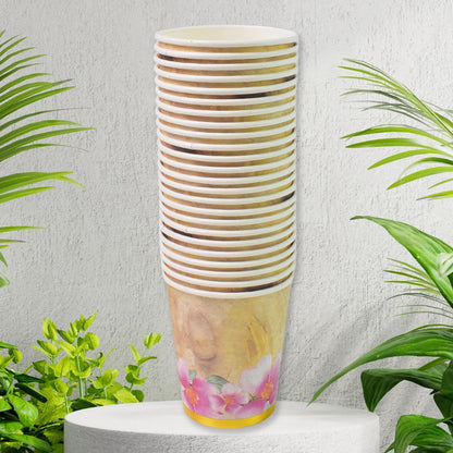 Disposable Paper Cups – Mixed Design 24 pcs – close-up