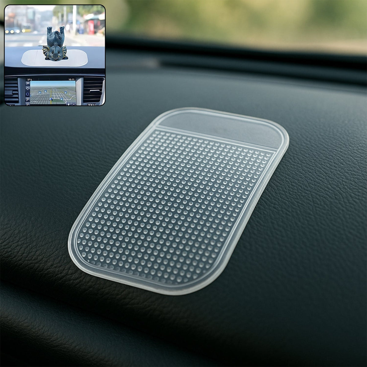 Non-Slip Silicone Dashboard Mat – Large Size Grip