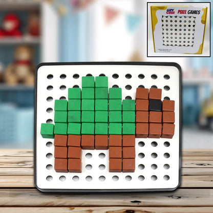 Pixel Cubes Toy – Educational Math & Brain Game for Kids – close-up