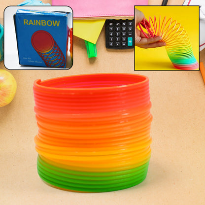 Rainbow Slinky Toy – Classic Fidget & Stress Relief