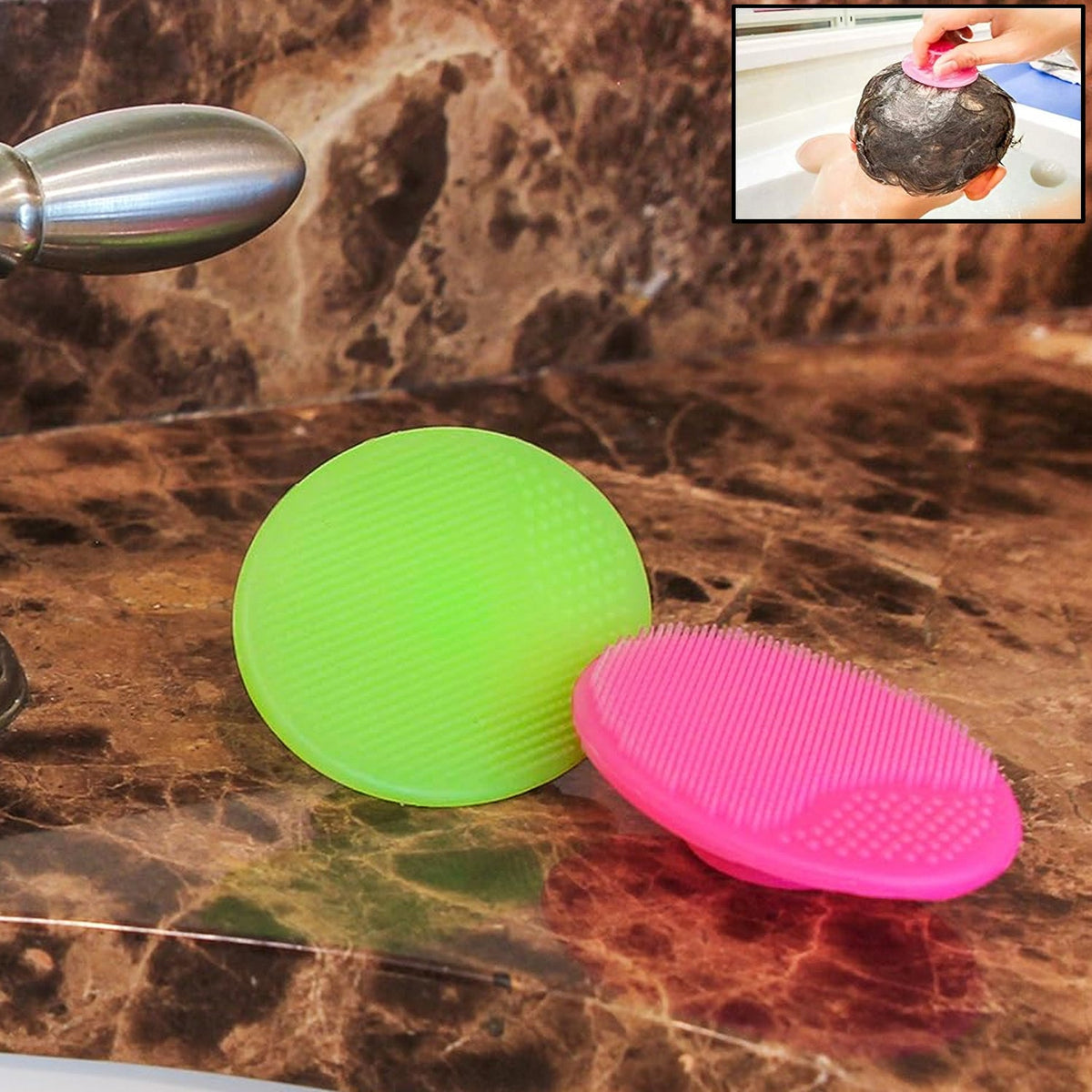 Silicone Facial Cleansing Brush – Gentle Exfoliation set