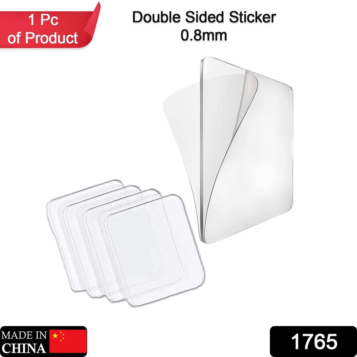 Nano Adhesive Tape – Waterproof, Removable, No-Trace – side view