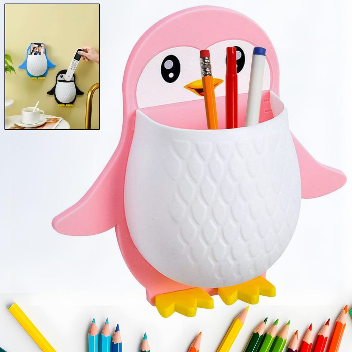 Penguin Storage Box – Wall Mount Organizer