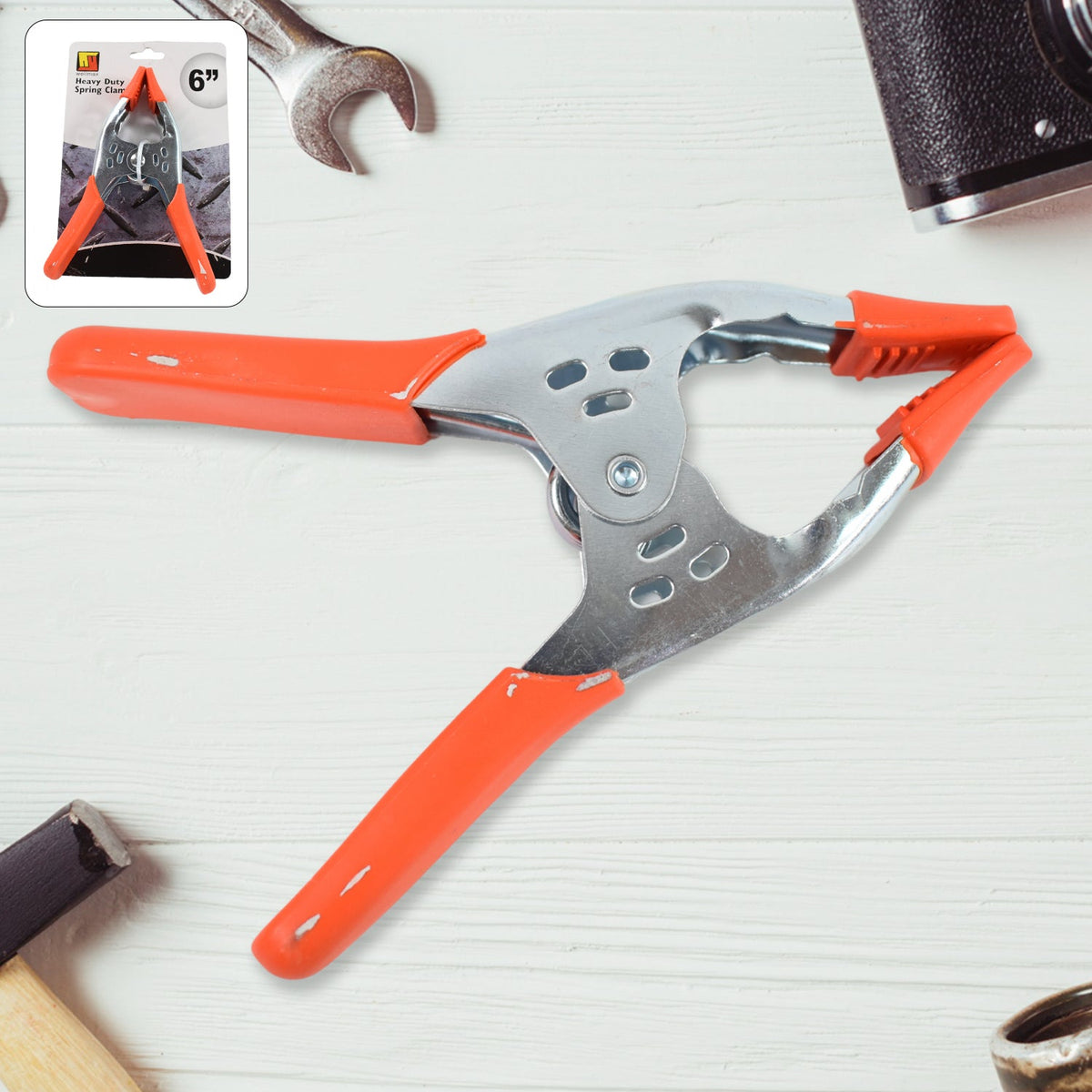 Heavy Duty Spring Clamp 6 inch – Metal, 3 inch Jaw – view 6