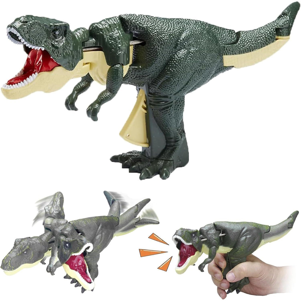 Dinosaur Roaring Toy – Interactive Sound & Light Model – close-up
