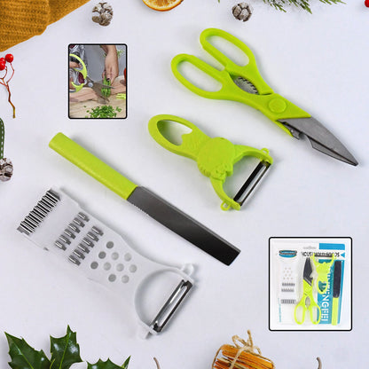 Kitchen Cutting set – 4-Piece Stainless Steel Multi-Tool Kit – view 6