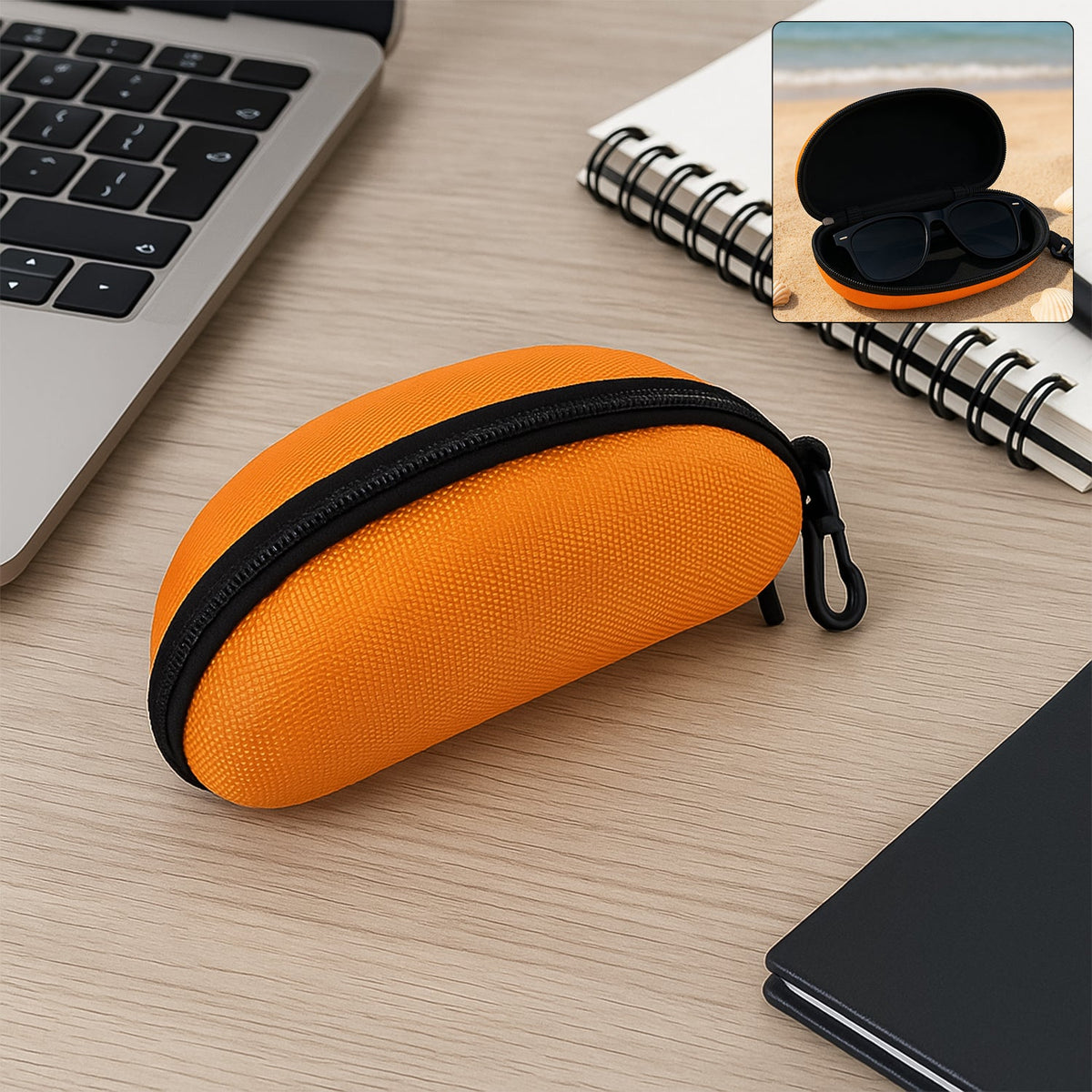 Zipper Sunglasses Case – Hard Shell Eyewear Protection