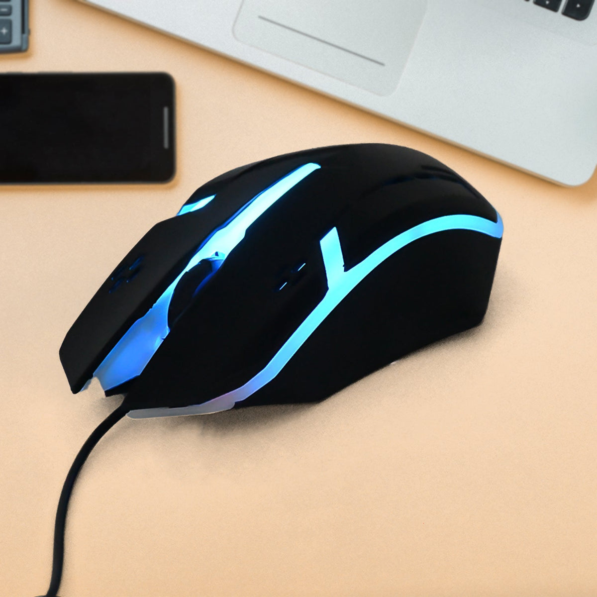 Wired Optical Mouse – Comfortable, Precise Tracking