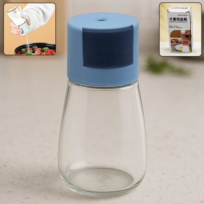 Glass Salt Dispenser Bottle for Kitchen – close-up