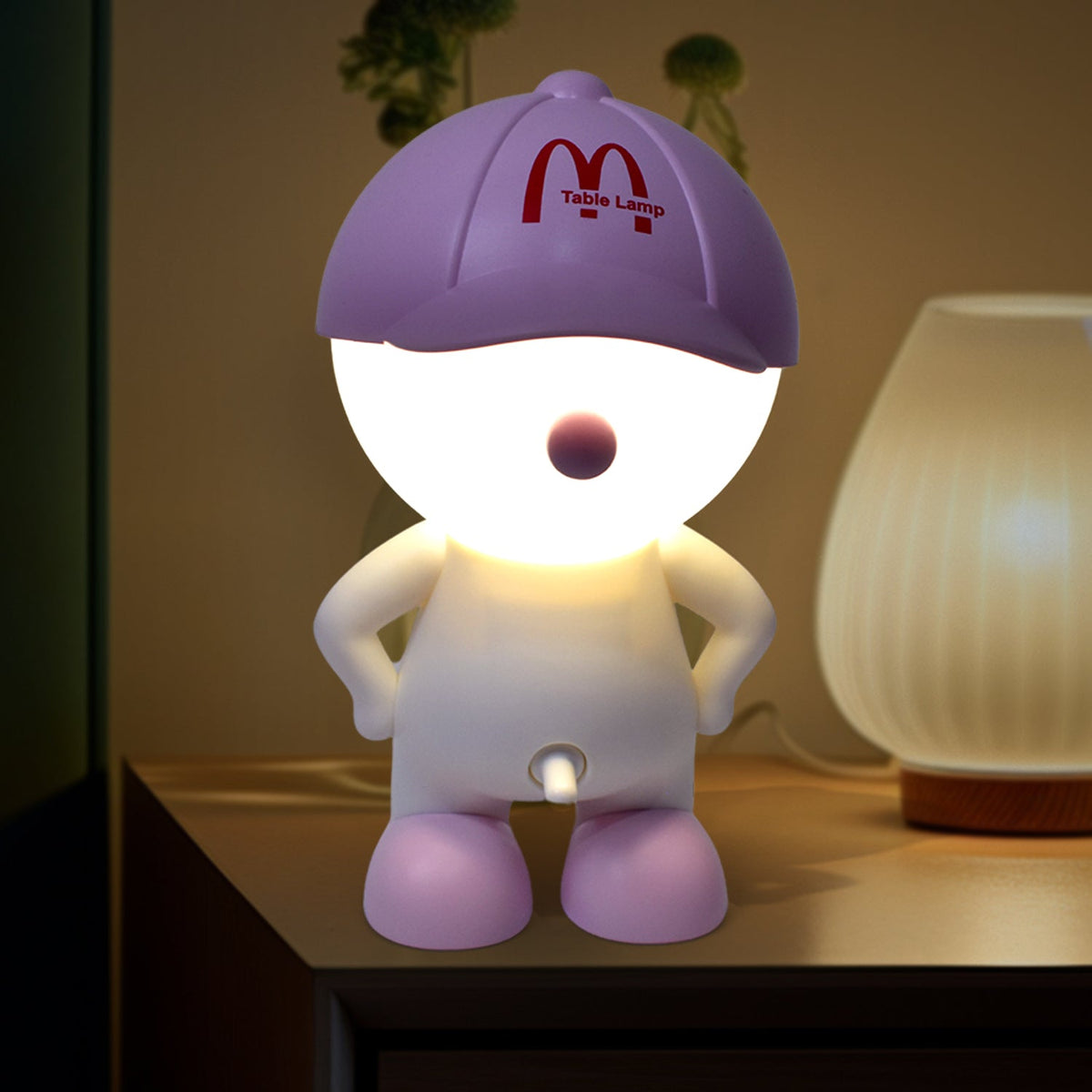 Cartoon LED Desk Lamp – Eye-Care Flexible Light for Kids – close-up