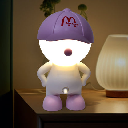 Cartoon LED Desk Lamp – Eye-Care Flexible Light for Kids – close-up