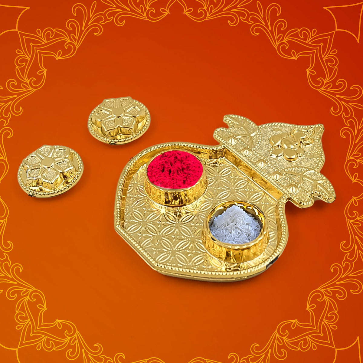Raksha Bandhan Puja Thali – Kalash Shape Special