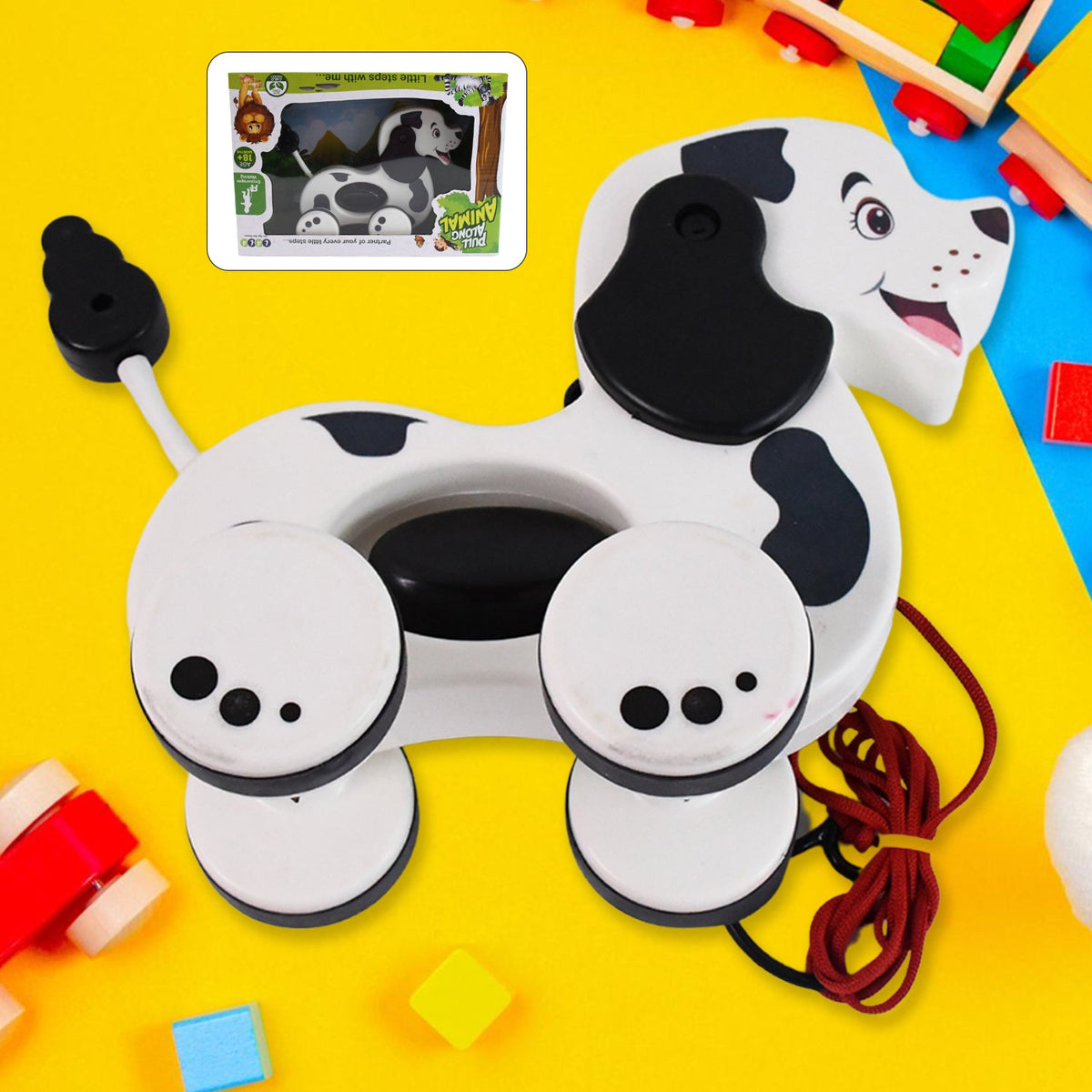 Pull Along Toddler Toy – Developmental Dog Design