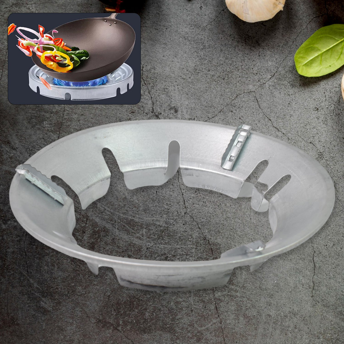 Gas Stove Burner Stand – Fireproof, Energy-Saving Pot