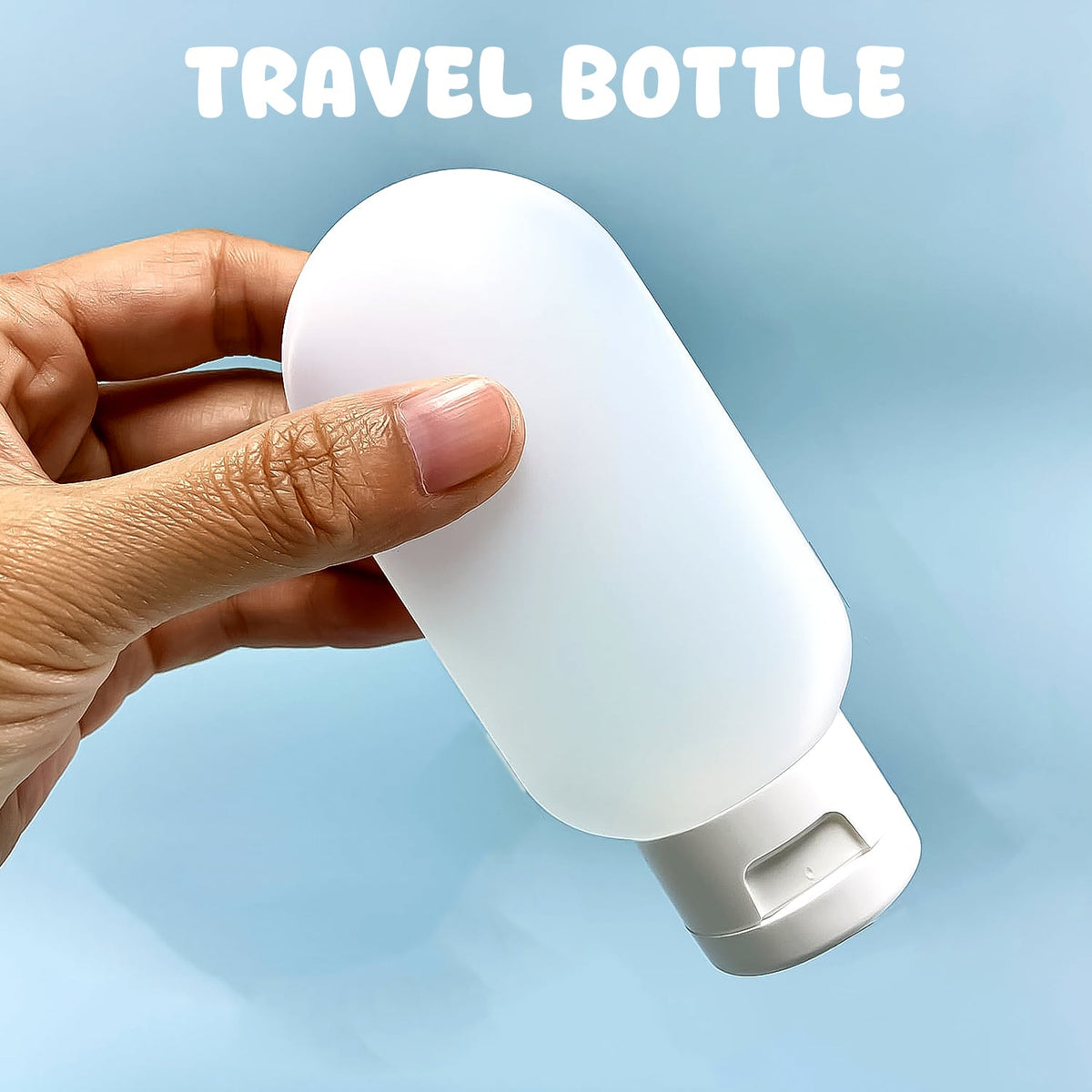 Travel Bottle – 60ml Leakproof Toiletry Container – close-up