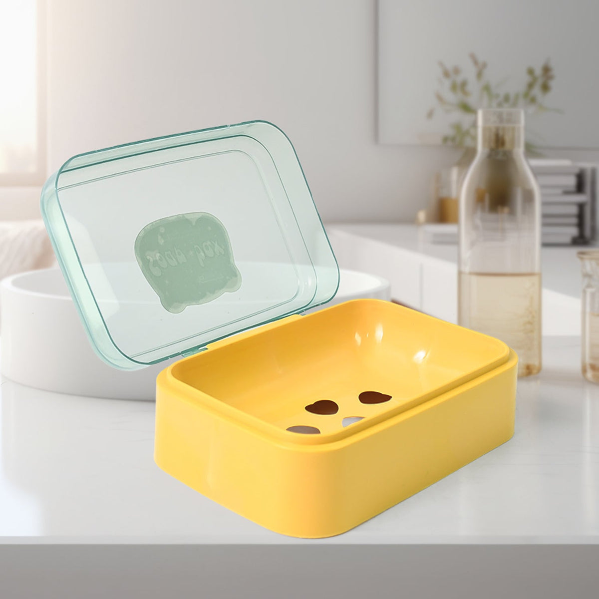 Self-Draining Soap Dish – Portable & Leakproof