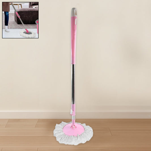360° Spin Mop – Stainless Steel & Microfiber