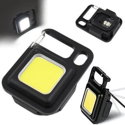 Keychain Flashlight – LED, Folding Bracket & Bottle Opener – alternate view
