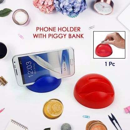 Phone Holder with Coin Bank – ABS Plastic Owl Design – view 7
