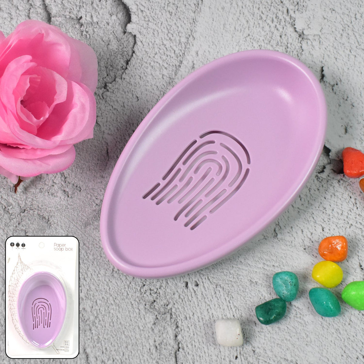 Soap Dish with Drain – Double-Layer Self-Draining – view 7