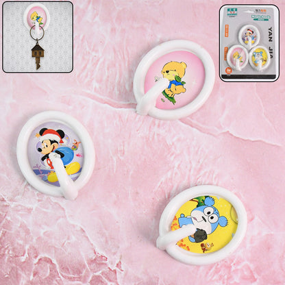 Smiley Wall Hooks – Multipurpose Self-Adhesive Organiser