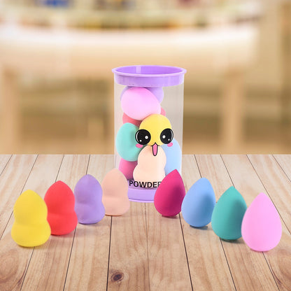 Makeup Powder Puff set – Washable Soft Sponges in 8 Colors – alternate view