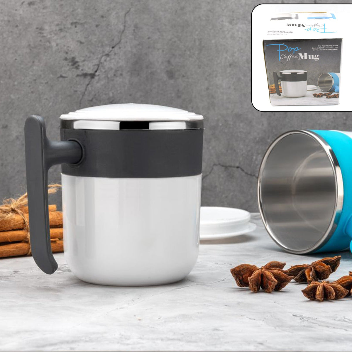 Insulated Coffee Mug – Spill-Proof Stainless Steel