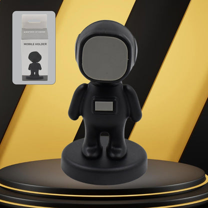 Cartoon Astronaut Magnetic Phone Holder – 360° Rotating Car – close-up