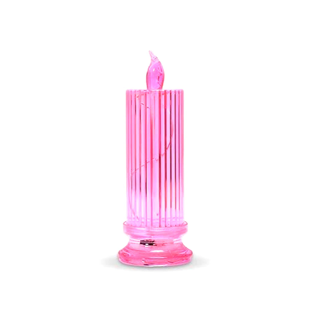 LED Crystal Candle – Glitter Swirling Multicolor Decor – alternate view
