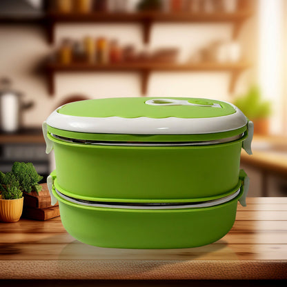 Insulated Stainless Steel Lunch Box – Thermal & Leakproof – close-up