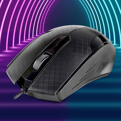 Wired Optical Mouse – Ergonomic, 1000 DPI for Laptop