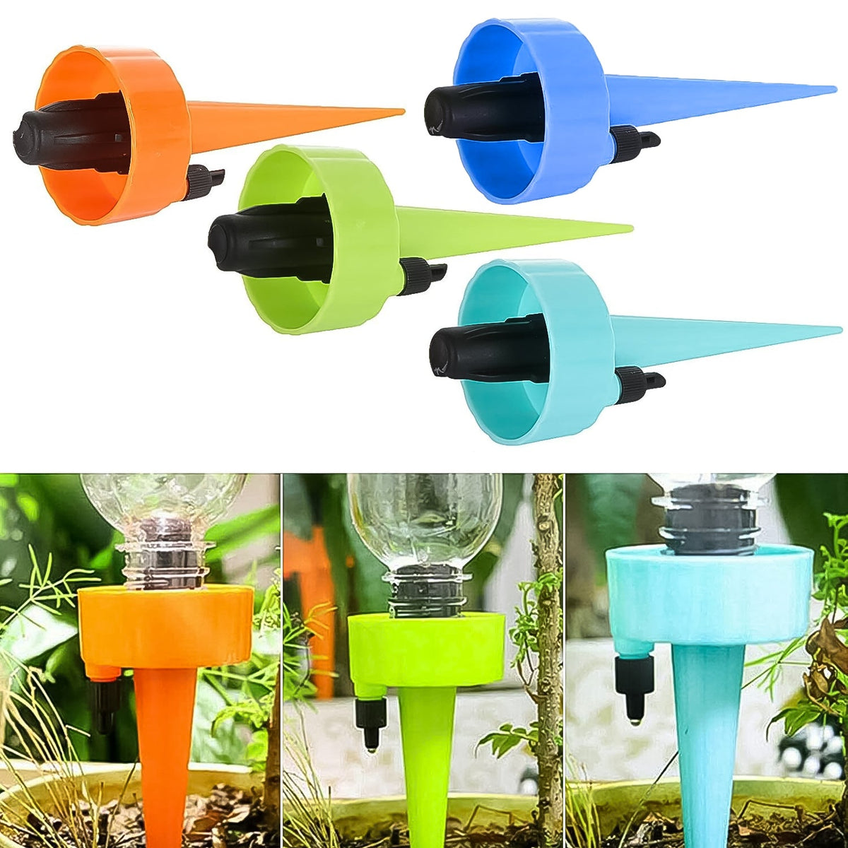 Self-Watering Spikes – Automatic Plant Waterer, 4 pcs