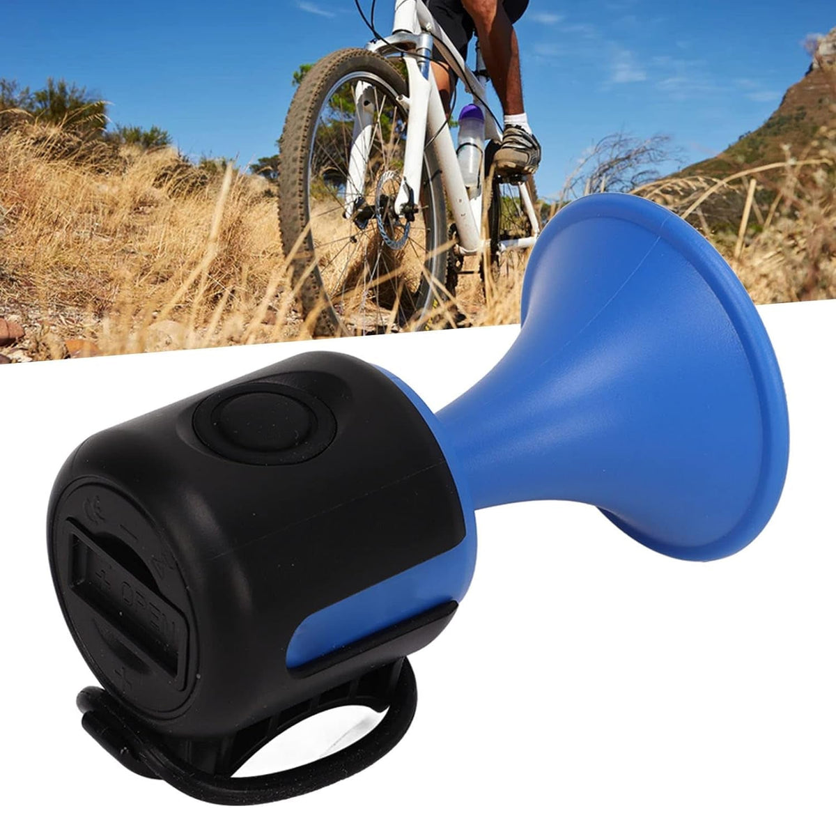 Electric Bicycle Horn – 120dB Waterproof & Long Battery – close-up