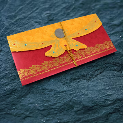 Wedding Shagun Envelope – Multicolour Premium Cash Cover – close-up