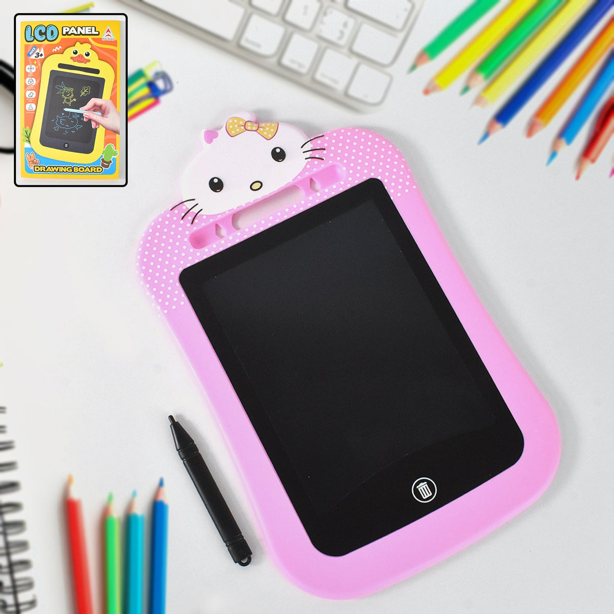 Kids LCD Writing Tablet – Portable Digital Drawing Pad – view 6