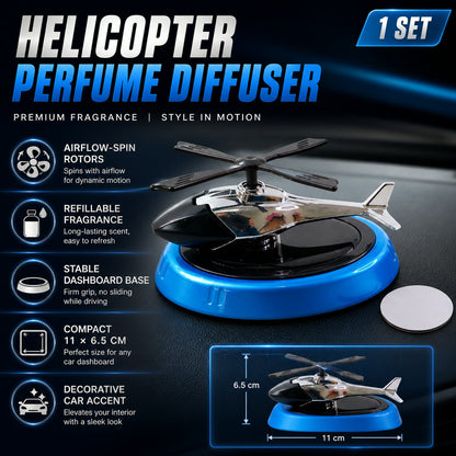 Helicopter Car Air Freshener – Stylish Rotating Dashboard – view 9