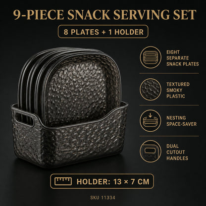 9 in 1 Snack Serving Plates – Multipurpose Organizer – view 8