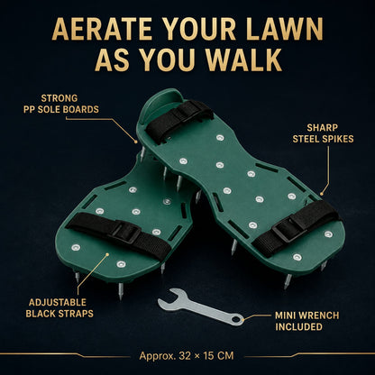 Lawn Aerator Sandals – Spiked Garden Shoes for Healthy Grass – view 10