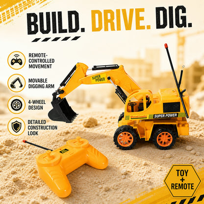 Remote Control JCB Toy – Construction Truck for Kids – view 7