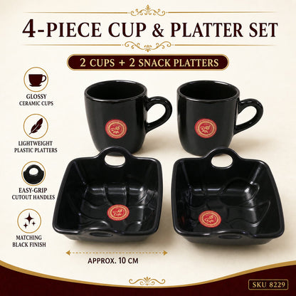 Play Station Ceramic Mug and Plastic Bowl set – 4-Piece – view 8