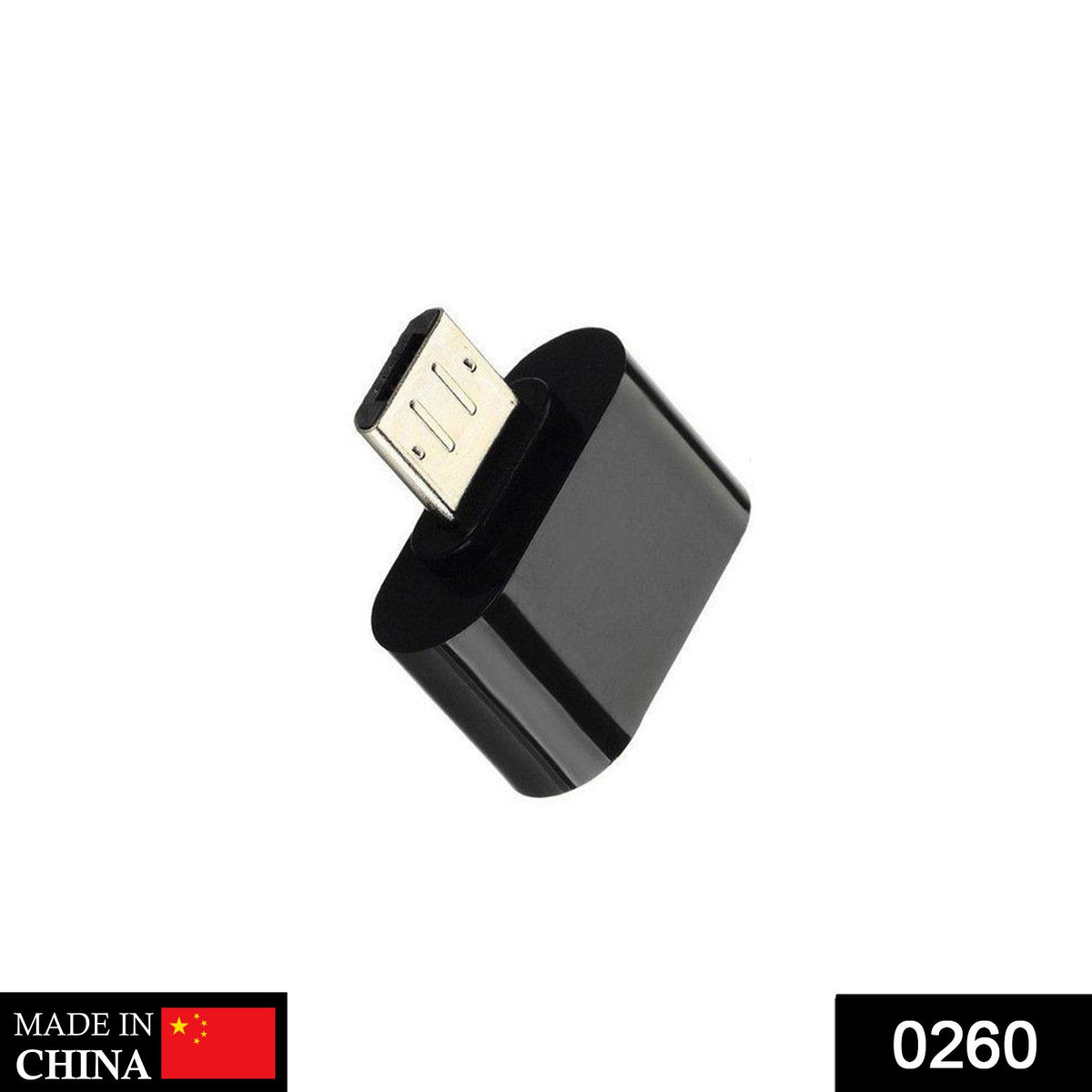 Micro USB OTG Adapter – Android USB 2.0 Converter – side view