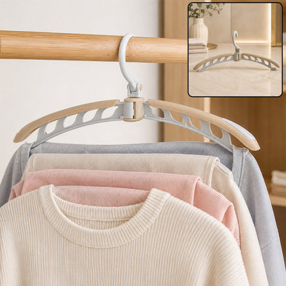 Portable Folding Hanger – 360° Rotating, Travel-Friendly