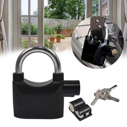 Siren Alarm Lock – Waterproof Anti-Theft Padlock – close-up