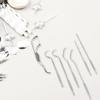 Stainless Steel Toothpick set – 7-in-1 Portable Dental Kit – view 8
