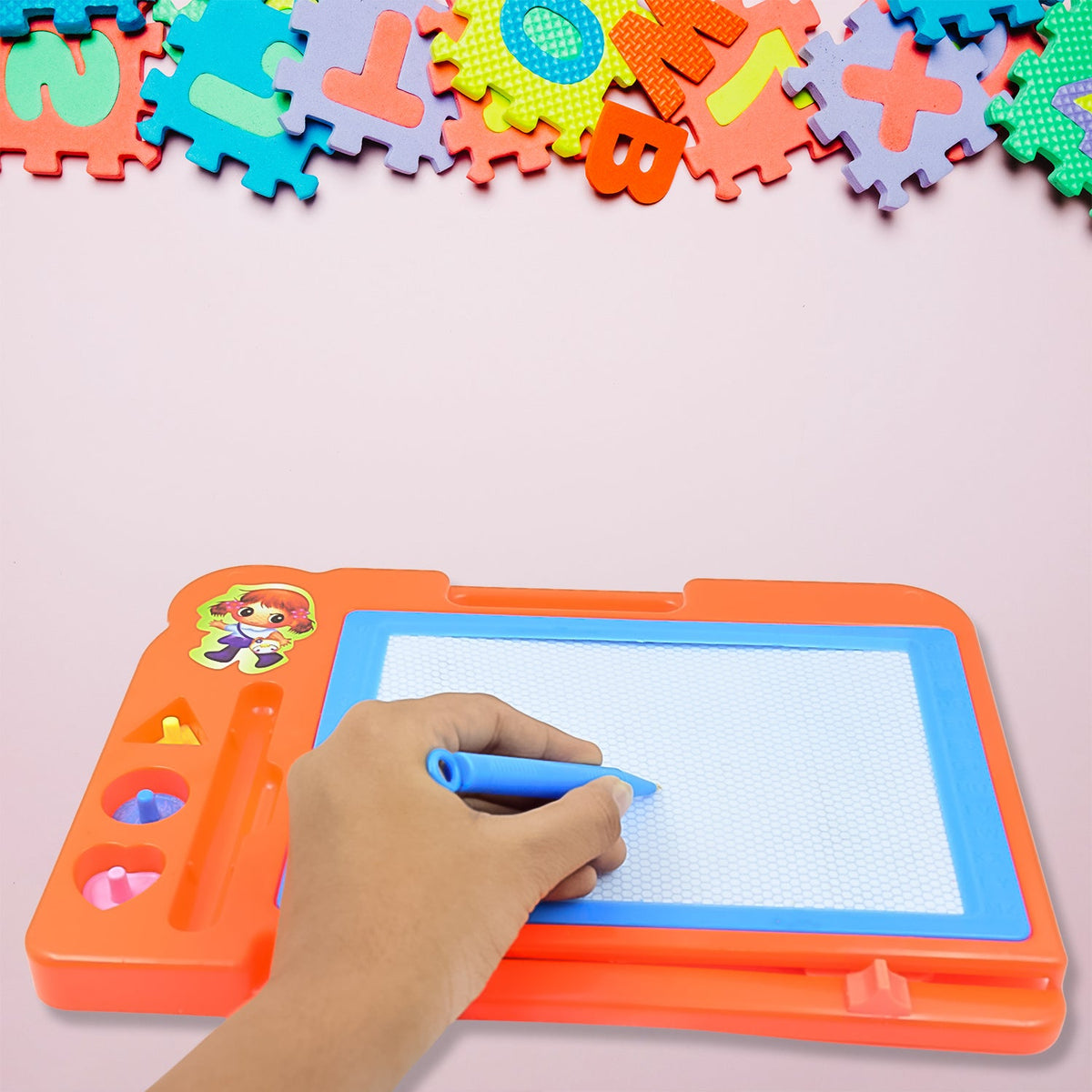 Magnetic Sketch Pad for Kids – Rewritable Drawing Board – view 7